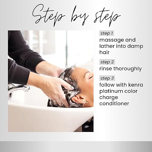 Miniatura 4 de Kenra Platinum Color Charge Champúacondicionador  Extensión de color  Recarga el color del cabello hasta 50 lavados  Hidratante ligero  Máxima