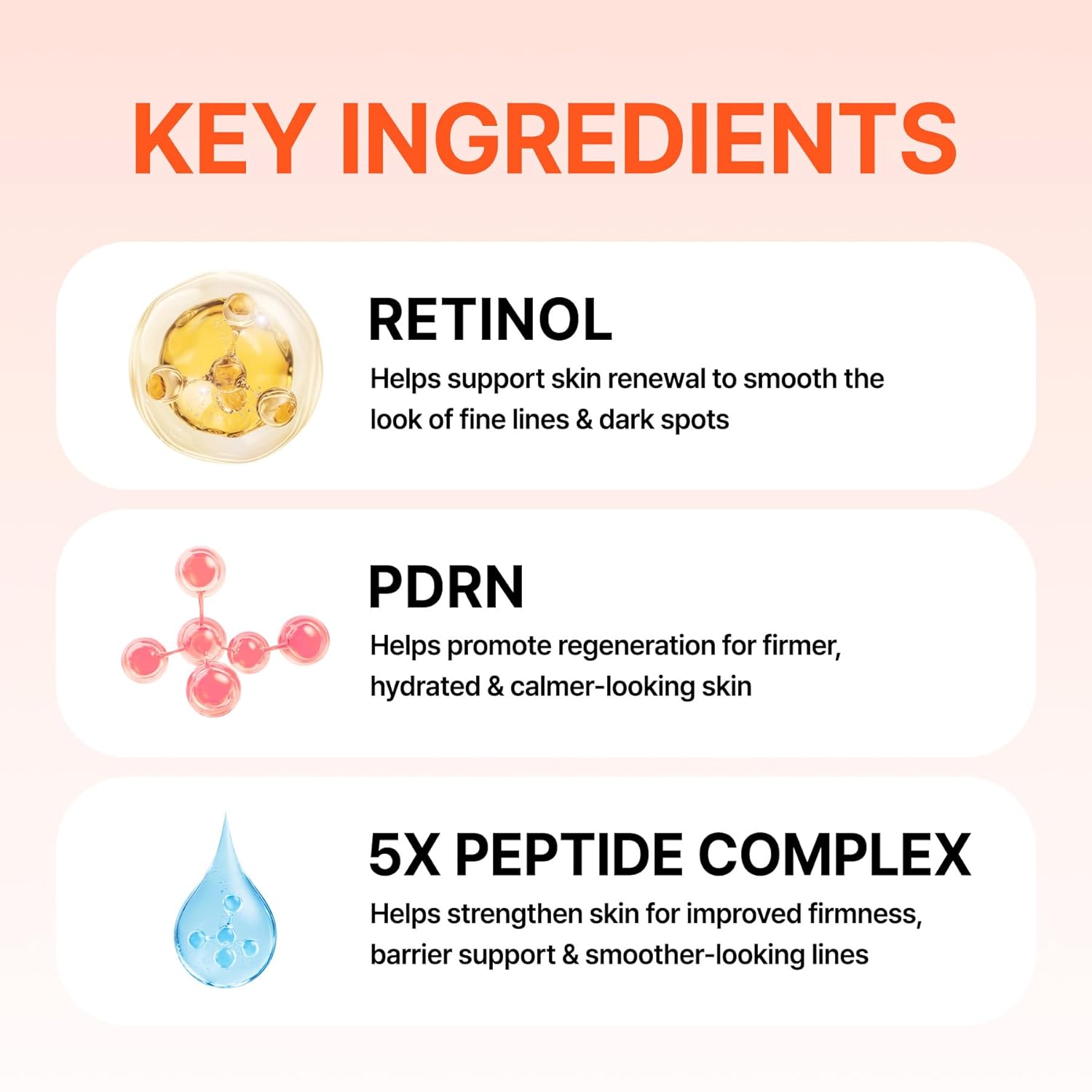 Wrinkle Patches ACROPASS RETI-RN Microcone, Deep Wrinkle, PDRN 10,000 ppm, Retinol 3,300 IU/g, Hyaluronic Acid, Anti-Aging (Slim Type, 6 Count) - Image 4