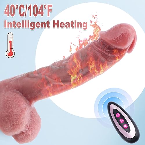 Miniatura 6 de Juguetes sexuales para adultos, consoladores realistas – Juguetes para adultos, vibrador de empuje con vibración y calefacción, juguetes sexuales,