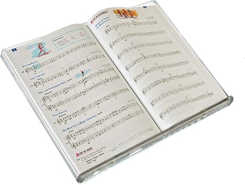 Miniatura 11 de Azar Pantallas - 515500 - Soporte acrílico de lujo para libros de 1/2" de grosor, tamaño: 18" de ancho x 12" de profundidad x 5" de alto