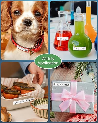 Miniatura 6 de Paquete de 4 cintas de etiquetas laminadas de 0.47 pulgadas de 0.47 pulgadas para Brother P Touch TZe-231 TZe231 TZ-231 compatible con Brother