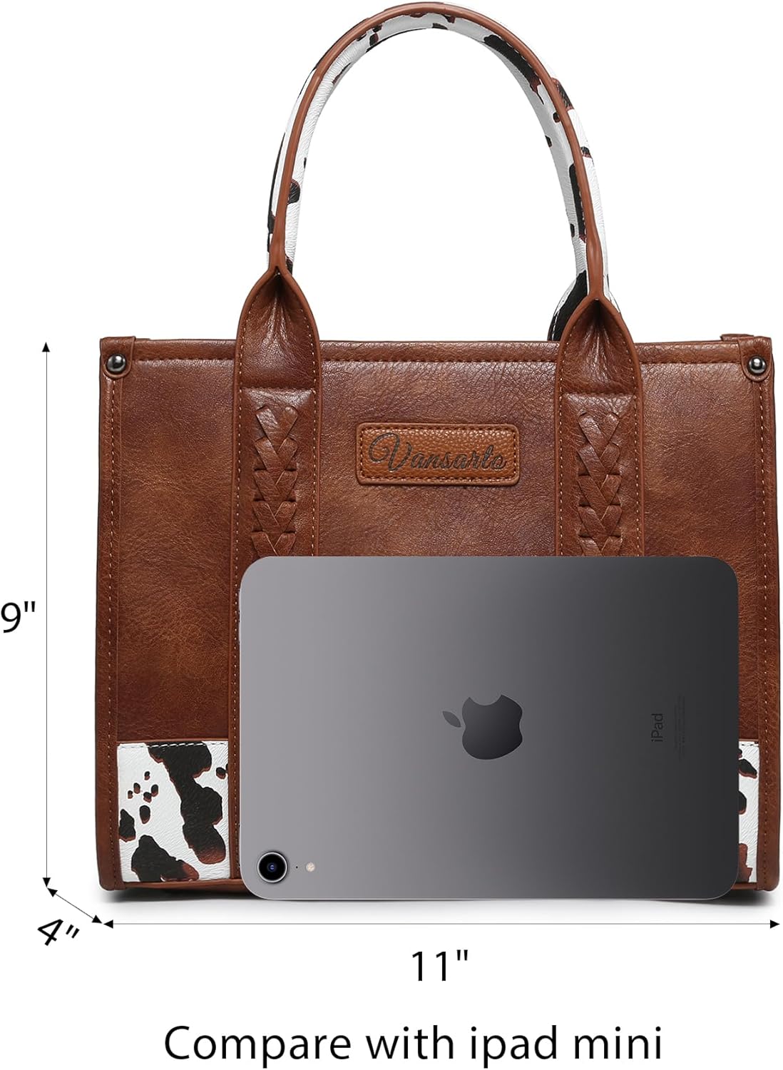 Denim Tote Bag for Women Top Handle Satchel Purse Boho Shoulder Handbags with Wristlet