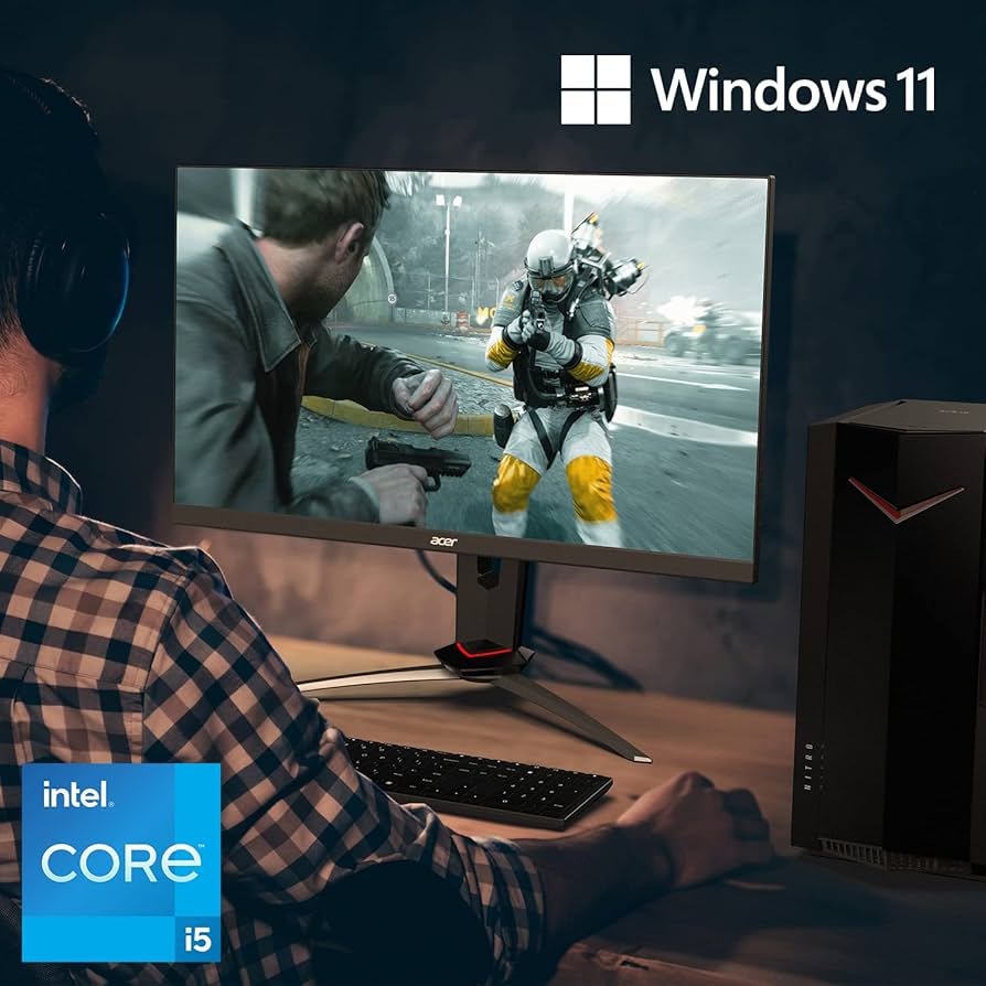 Amazon.com: Acer Nitro 50 N50-640-UR12 Gaming Desktop | 12th