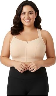 Blush Lado - Front Zip Full Coverage Lightly Padded Rapid Dry Workout Sports Bra Price In India