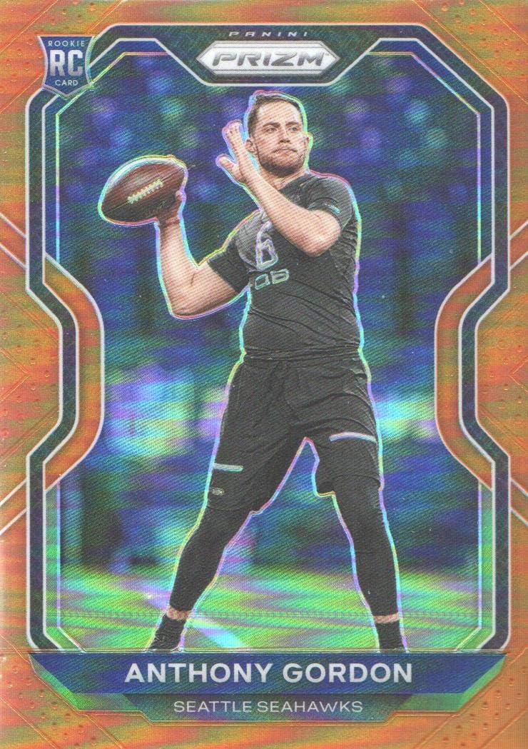 2020 Panini Prizm Football Orange #391 Anthony Gordon /249