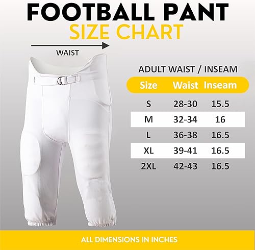 Miniatura 7 de Pantalones de fútbol integrados 7 pantalones de fútbol acolchados de doble punto con almohadillas integradas