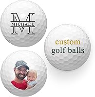 Vista 17 de Pelotas de golf personalizadas de With Love From Julie para hombres - Bolas de golf personalizadas - Regalos personalizados de bolas de golf