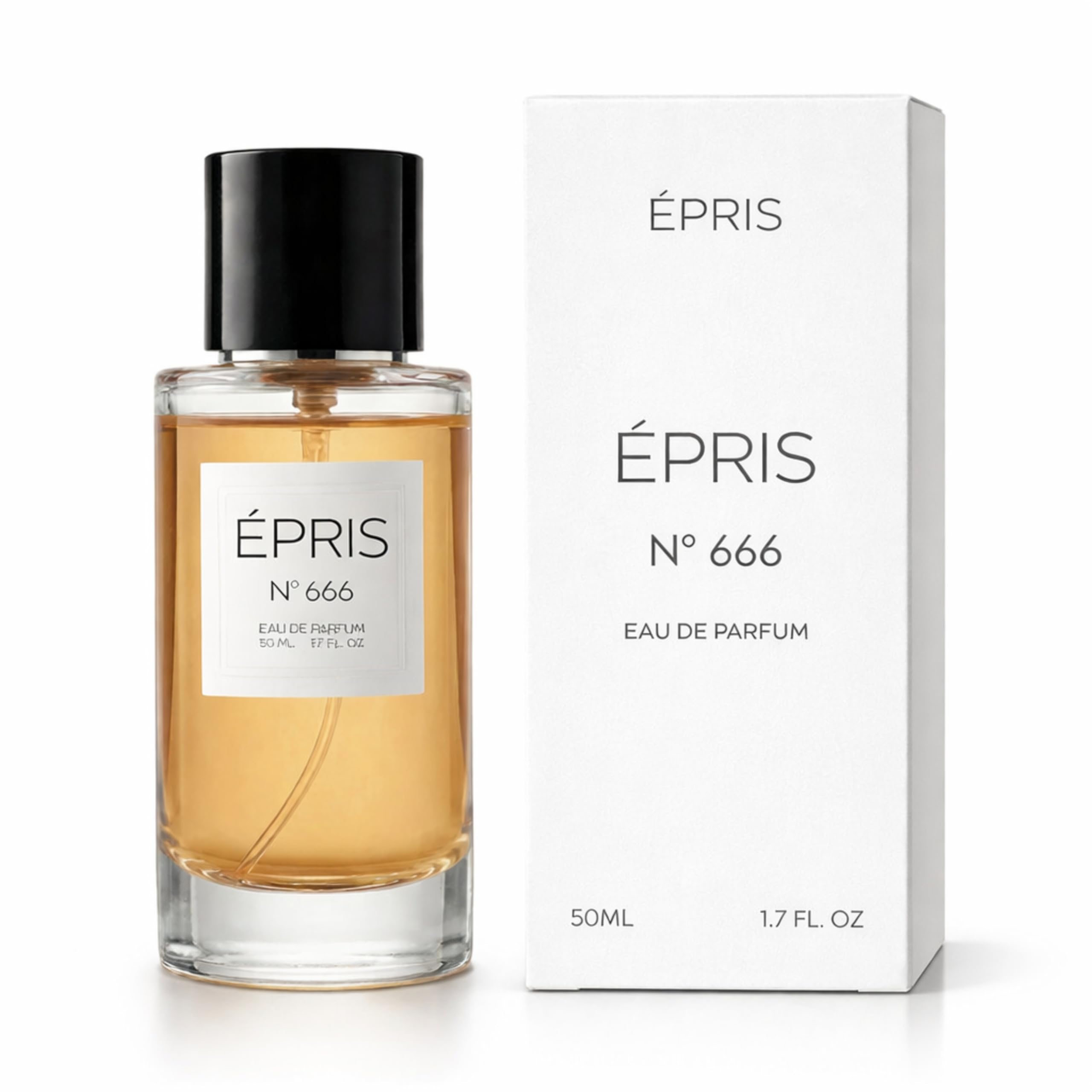 EPRIS N°666 Parfüm Eau de Parfum 50 ml Herren Duft Vanille Gourmand Zimt Kardamom Orangenblüte Praline Guajakholz Moschus Ambroxan süß würzig warmer Luxus Winter Duft langanhaltend intensives Parfum