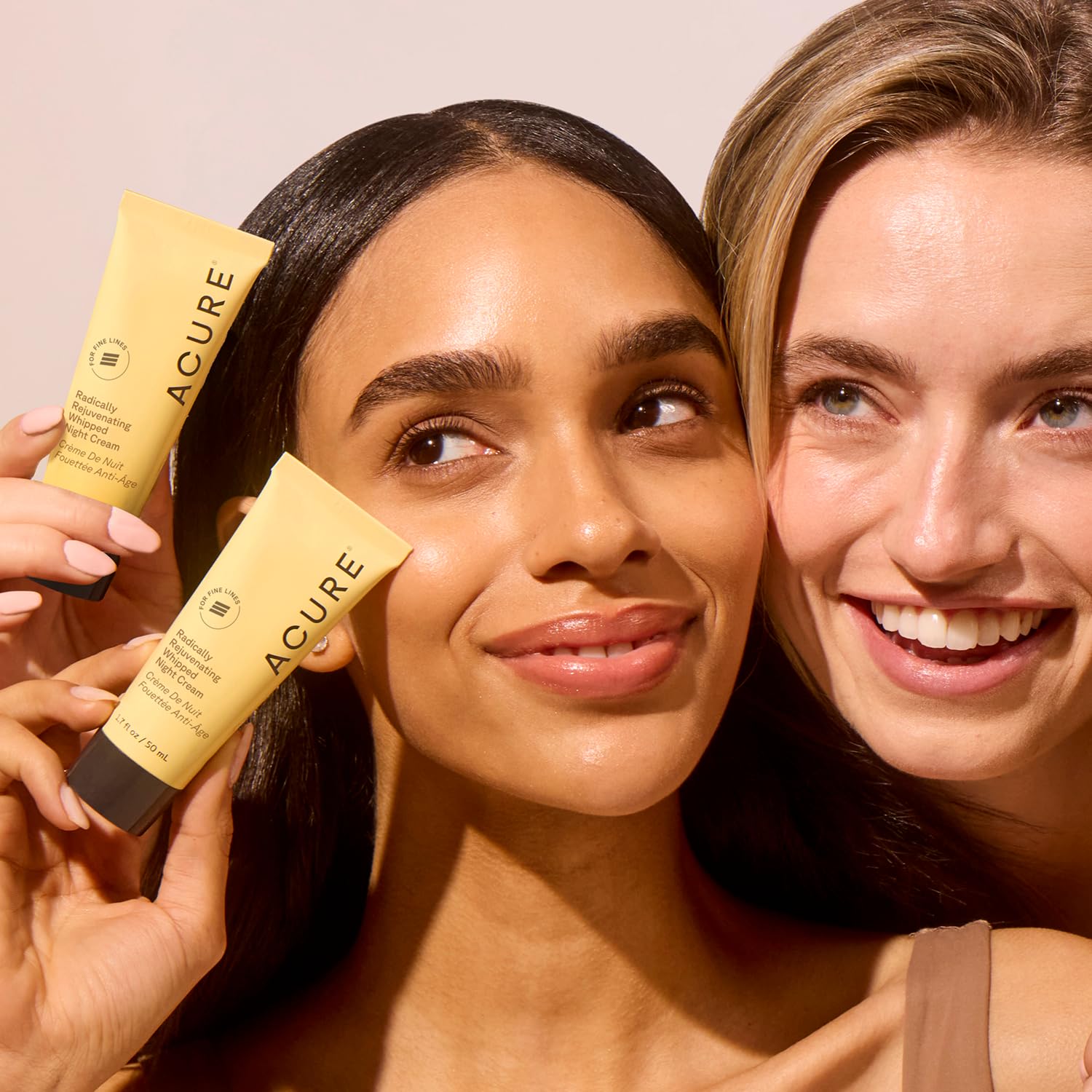 Acure Radically Rejuvenating Whipped Night Cream - Anti Aging Peptide Night Face Cream for Women & Men, Hydrating & Renewing Moisturizer, Softens Fine Lines w/Vitamin C - 1.7 fl oz (2 Pack) - Image 4