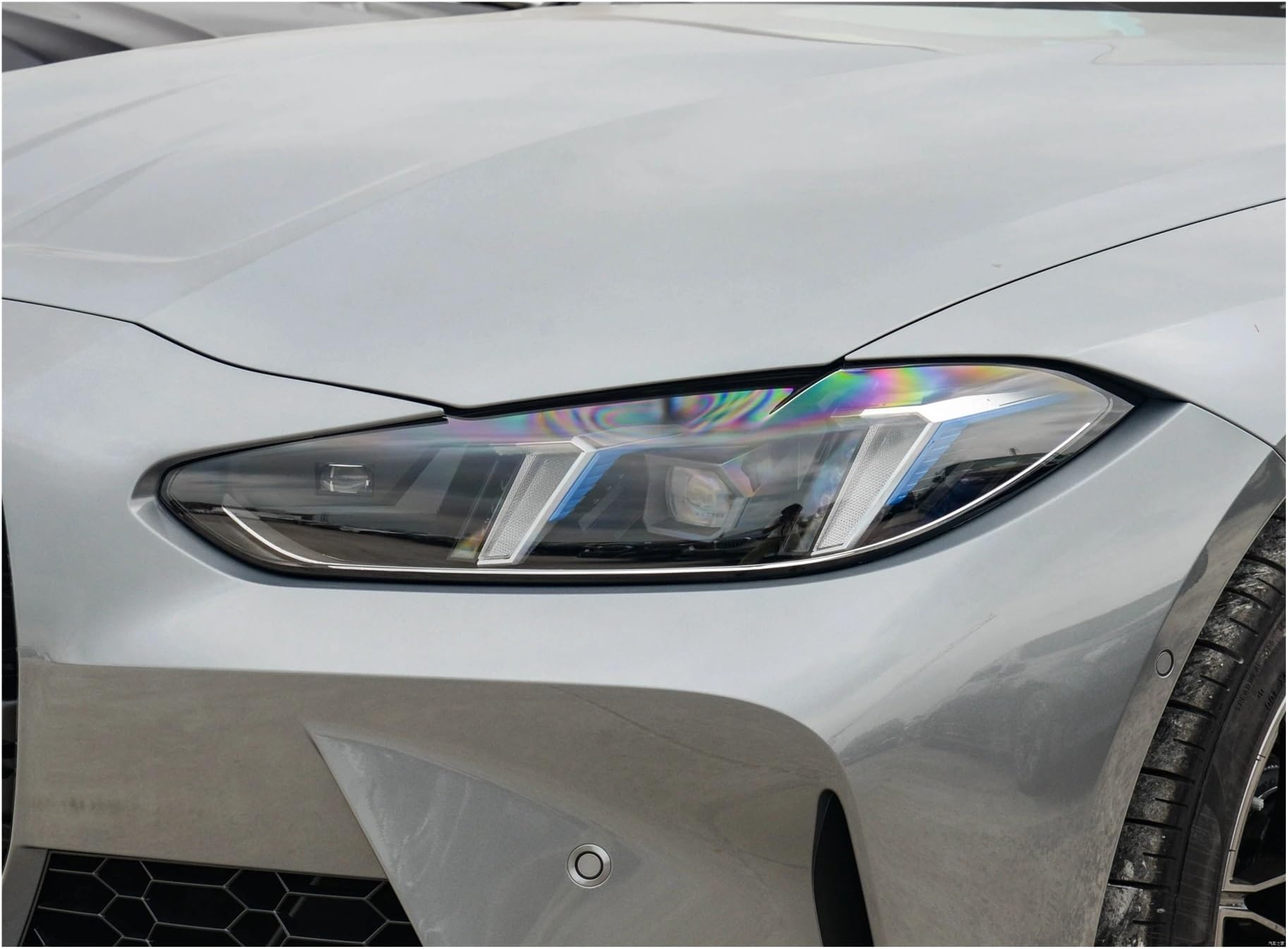 Compatible With BMW M3 G80 Headlight 2024-2025 G22 G26 G82 Headlights M4 LED Assembly Headlamp(Left headlight)