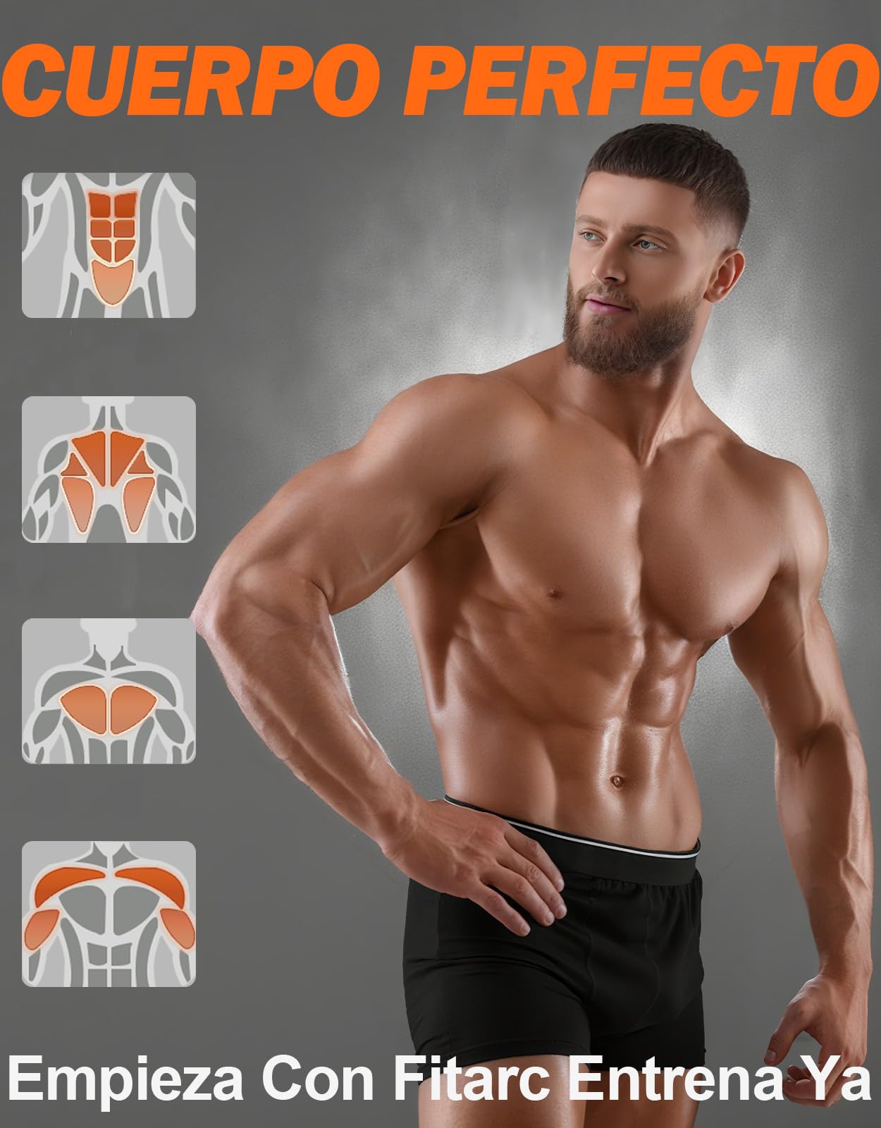 Fitarc Juego de accesorios para máquina de cables para gimnasio y entrenamientos en casa, accesorios para jalón con agarres antideslizantes, color naranja