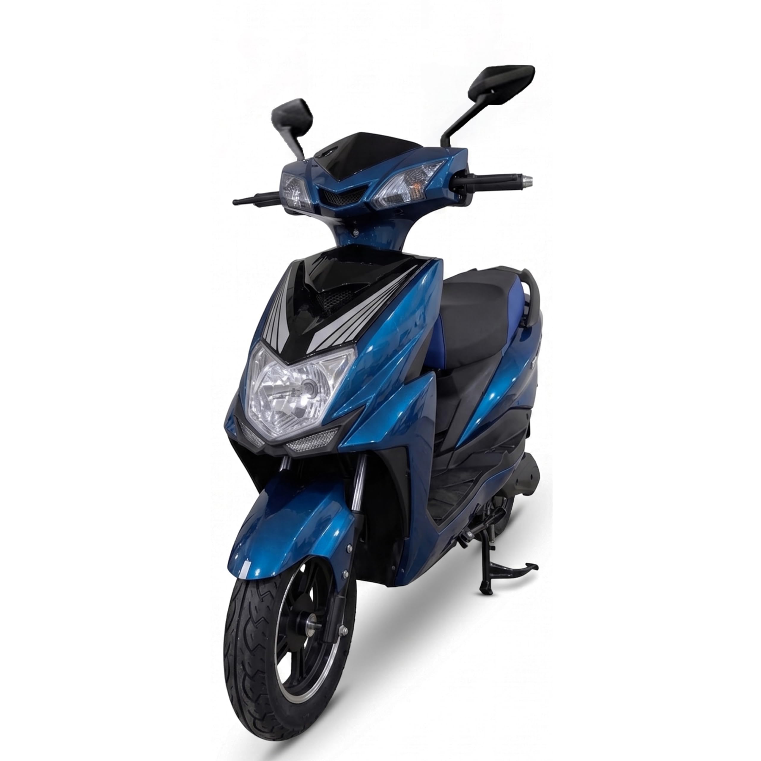 ASAV NON RTO Lead Acid Battery Electric 2-Wheeler with Waterproof BLDC Hub Motor, Front Disc Brake, Hydraulic Suspension, Tubeless Tyres and Central Lock (Blue)-image-18