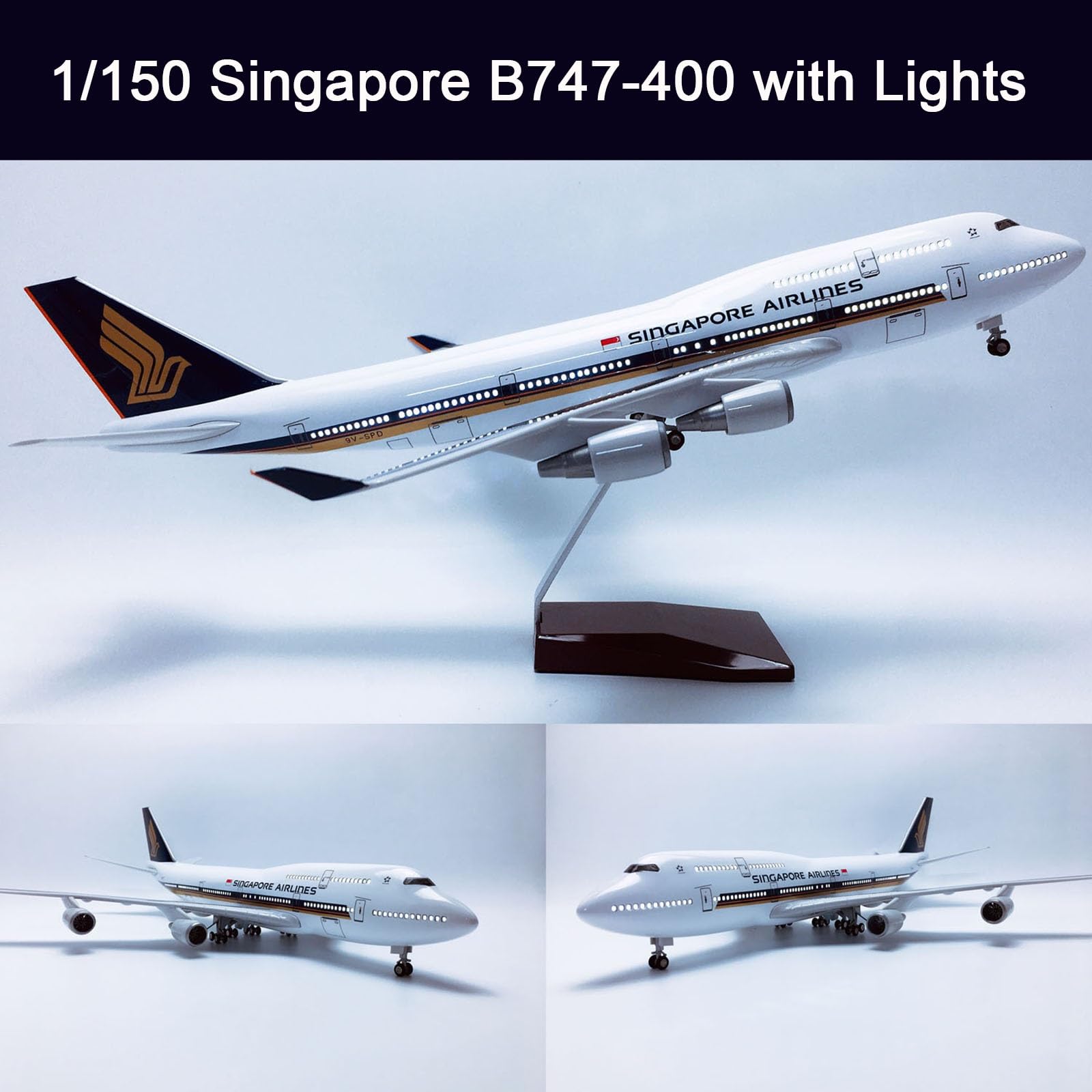 Amazon.co.jp: 18.5インチ 1:150スケール 模型飛行機 シンガポール