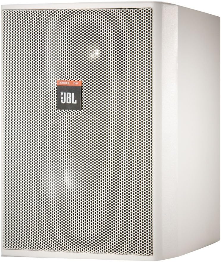 JBL Professional Control 25AV-WHCompact Indoor/Outdoor Background/Foreground Speaker, White, Sold as Pair