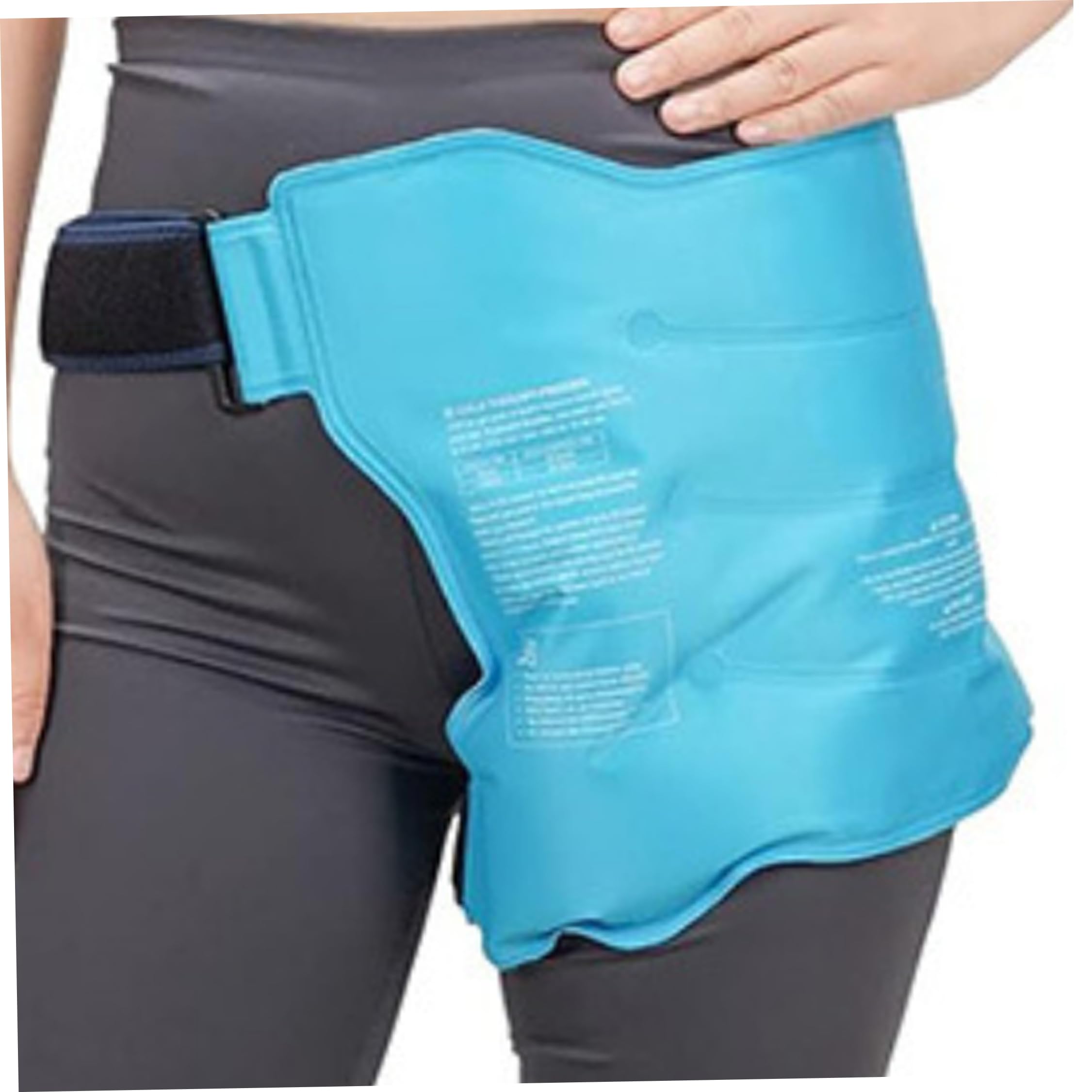 Paquete de hielo para cadera, paquete de hielo para cadera después de la cirugía para recuperación, azul cielo, gel frío caliente reutilizable