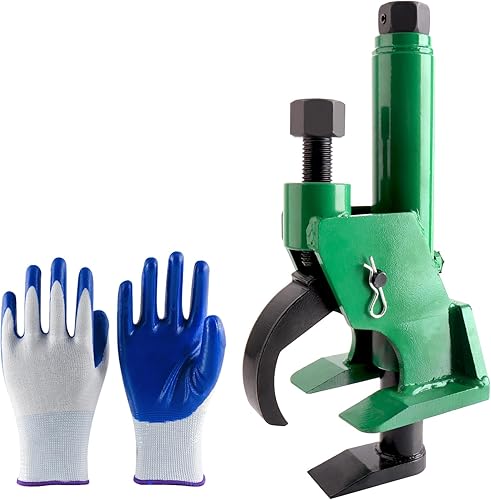 Miniatura 6 de Rompedor manual de talón de neumático, apto para neumáticos de 38 y 42 pulgadas, kit de reparación de neumáticos ajustable para ATV, carrito de