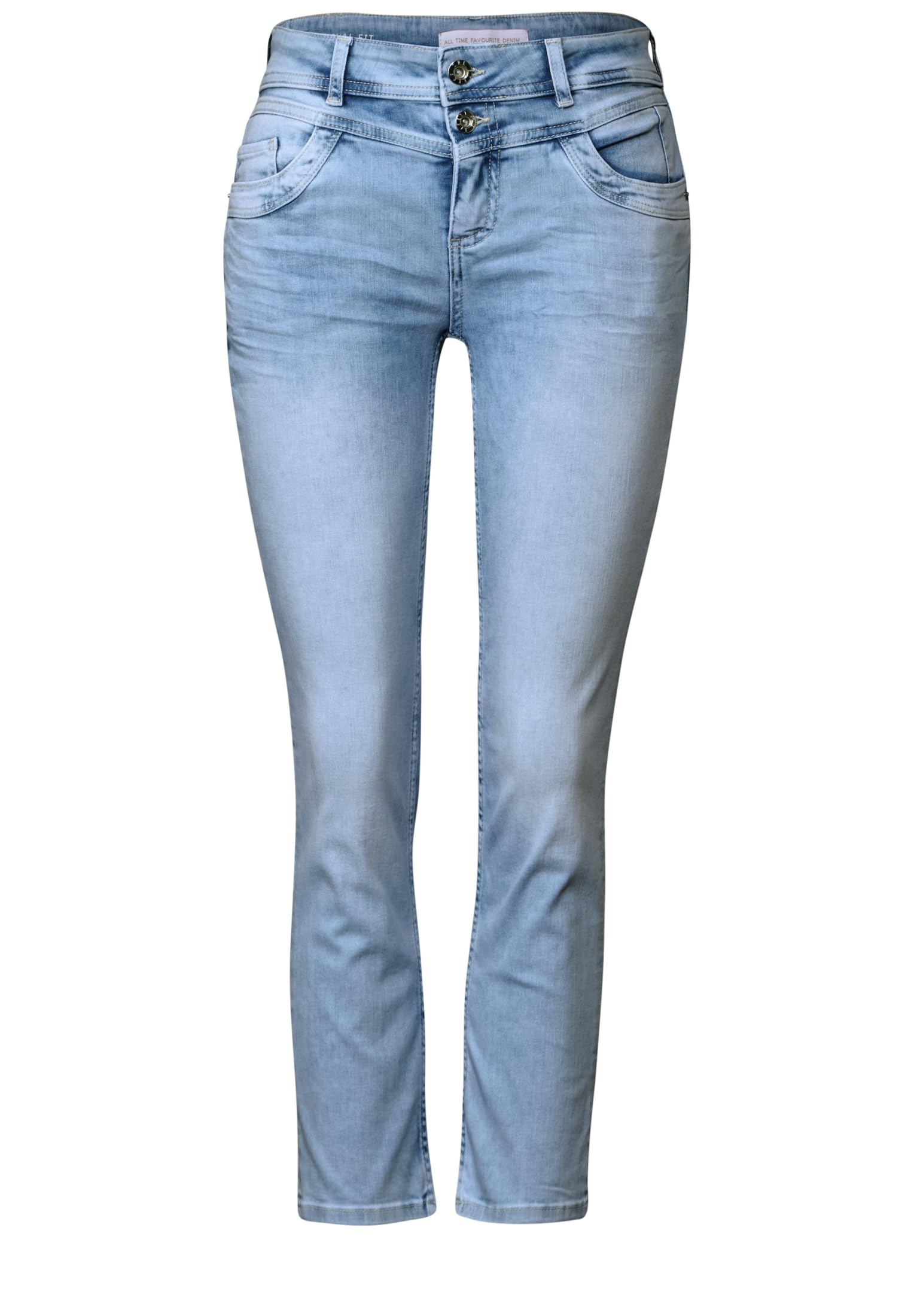 Street One Style Denim Jane 2-knopf 49_59 - Dżinsy 7/8 w stylu casual Kobiety