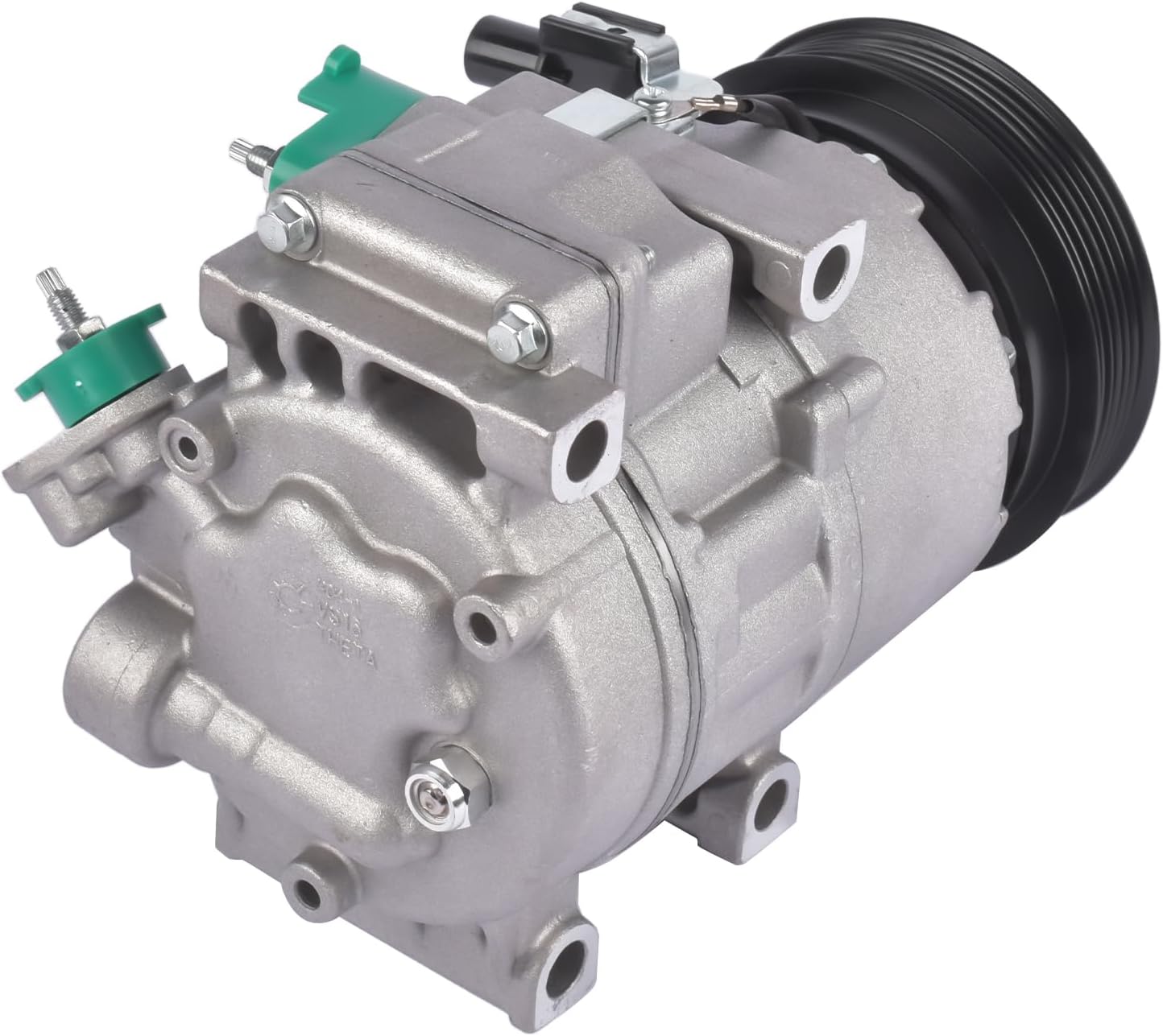 AC Compressor with Clutch Replacement for Hyundai Sonata Limited SE Kia Optima SX EX LX L4 2.4L 2009-2010 977013K520 158372