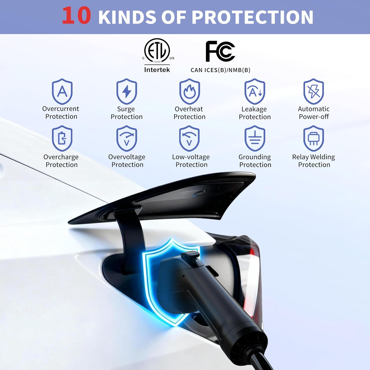 Level 2 EV Charger 48Amp,Hardwired EV Charger with 25ft Cable,WiFi APP RFID Card,240V J1772 Electric Vehicle Charging Stations,11.5kW Wall Electric Car Chargers for Home,Outdoor,Indoor(Grey)