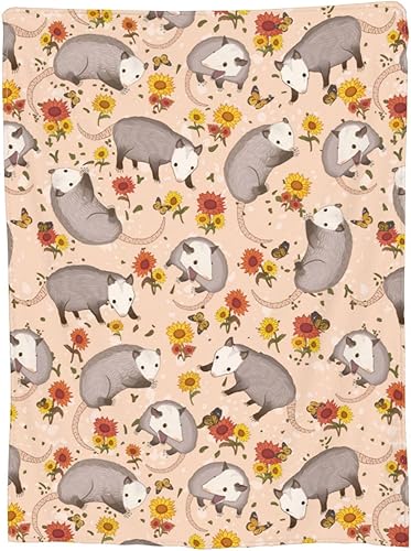 Miniatura 3 de Manta de zarigüeya, manta de zarigüeya, manta de regalo para los amantes de la zarigüeya para niños y niñas, manta de peluche para sofá cama,
