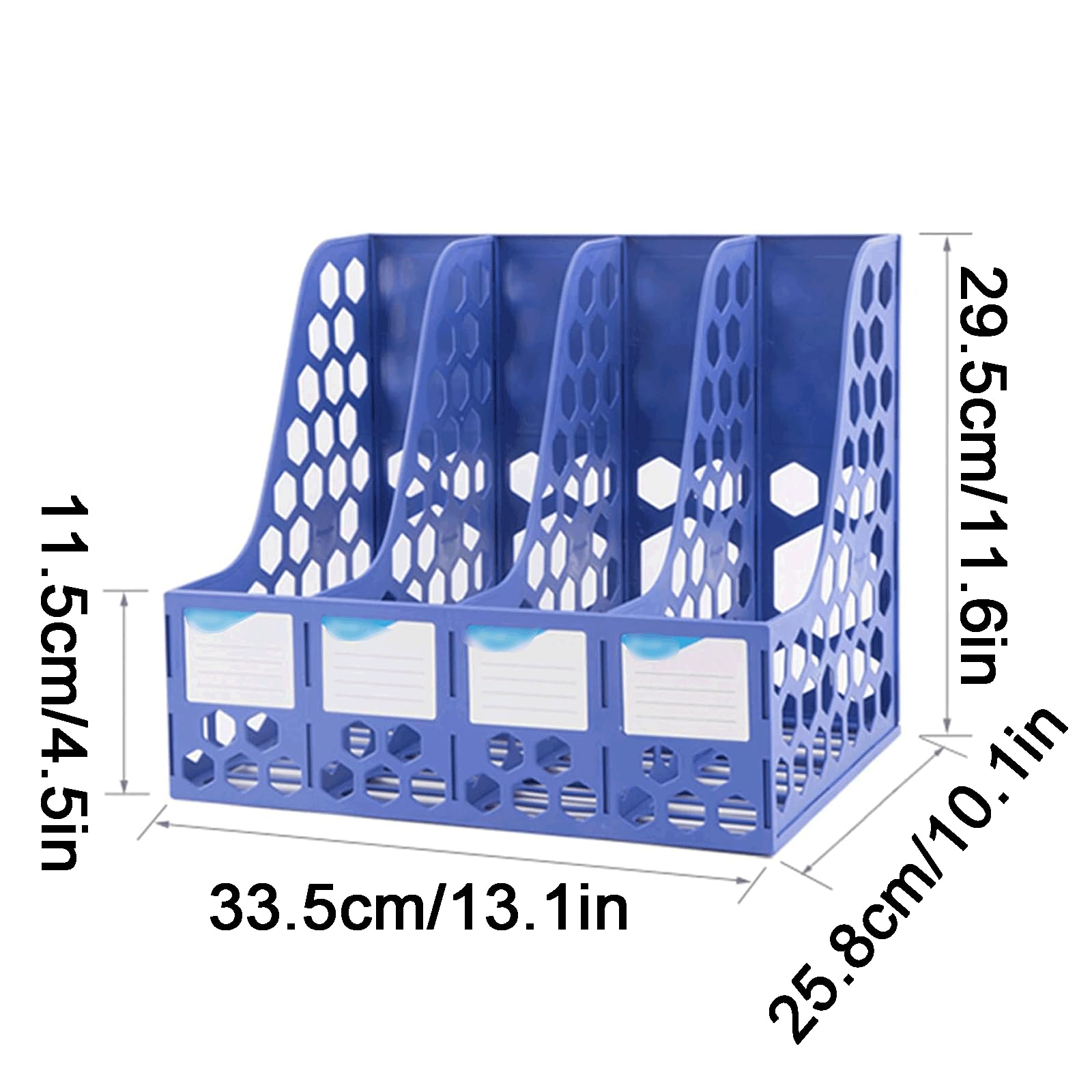 Pratico Cestino Portadocumenti in plastica Cestino Portadocumenti da Tavolo Cestino Portadocumenti di Grande capacità per Ufficio. Scatola Portadocumenti Portatile Versatile