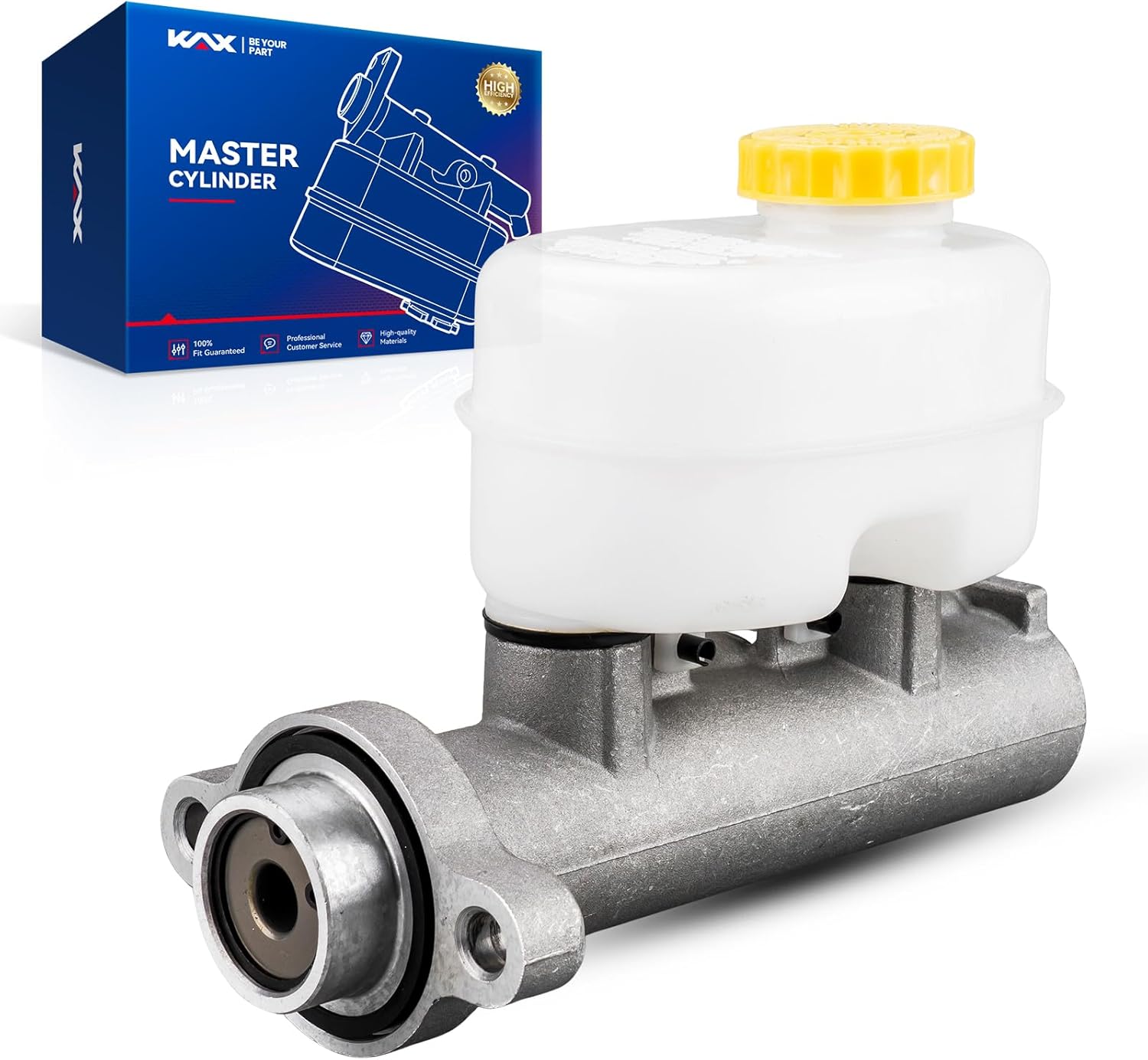 KAX Brake Master Cylinder with Reservoir for Dodge Ram 1500 1998-2001, Dodge Ram 2500 1998-2001, Dodge Ram 3500 1998-2001, OE Replacement, High Performance Aluminum Body, Replaces OEM Part# M390426