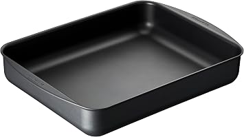 Scanpan Classic 7.5 QT 17 inch x 12.5 inch Nonstick Roasting Pan Compatible with Gas and Electric Stovetops, Metal Utensil Safe, Oven Safe to 500F, Dishwasher Safe