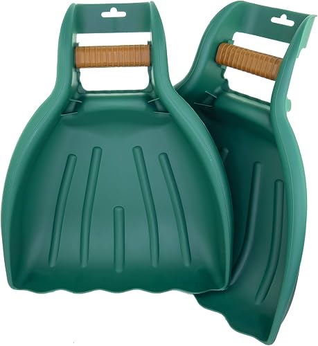 MEKKAPRO Hand Rake Leaf Claws V2.0, Large Garden Grabbers, 1 Pair(2pcs)