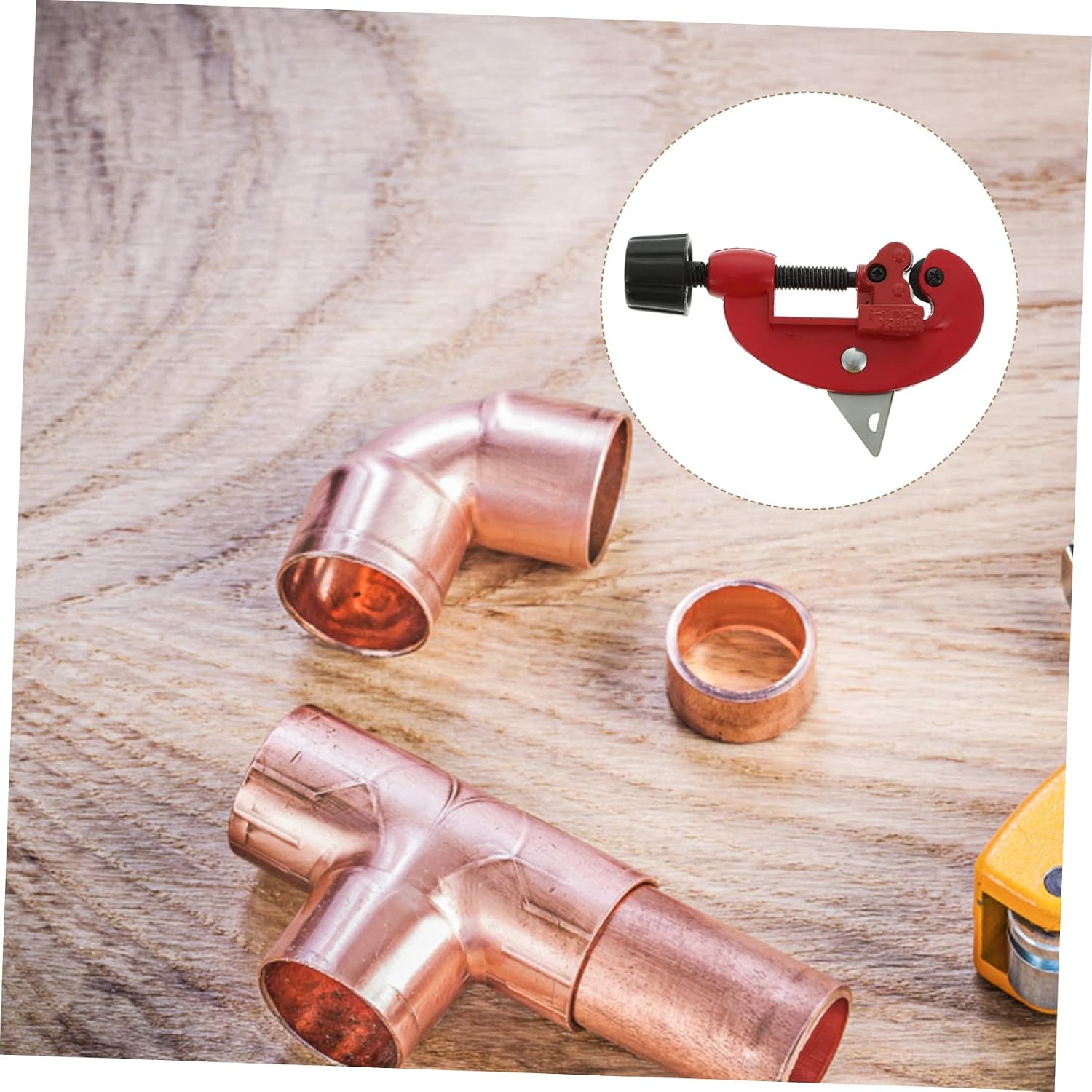 Tube Cutter Tool Rigid Pipe Cutters for Cutting Stainless Steel Pvc Set Easy Operation Lightweight for Diy Home Use