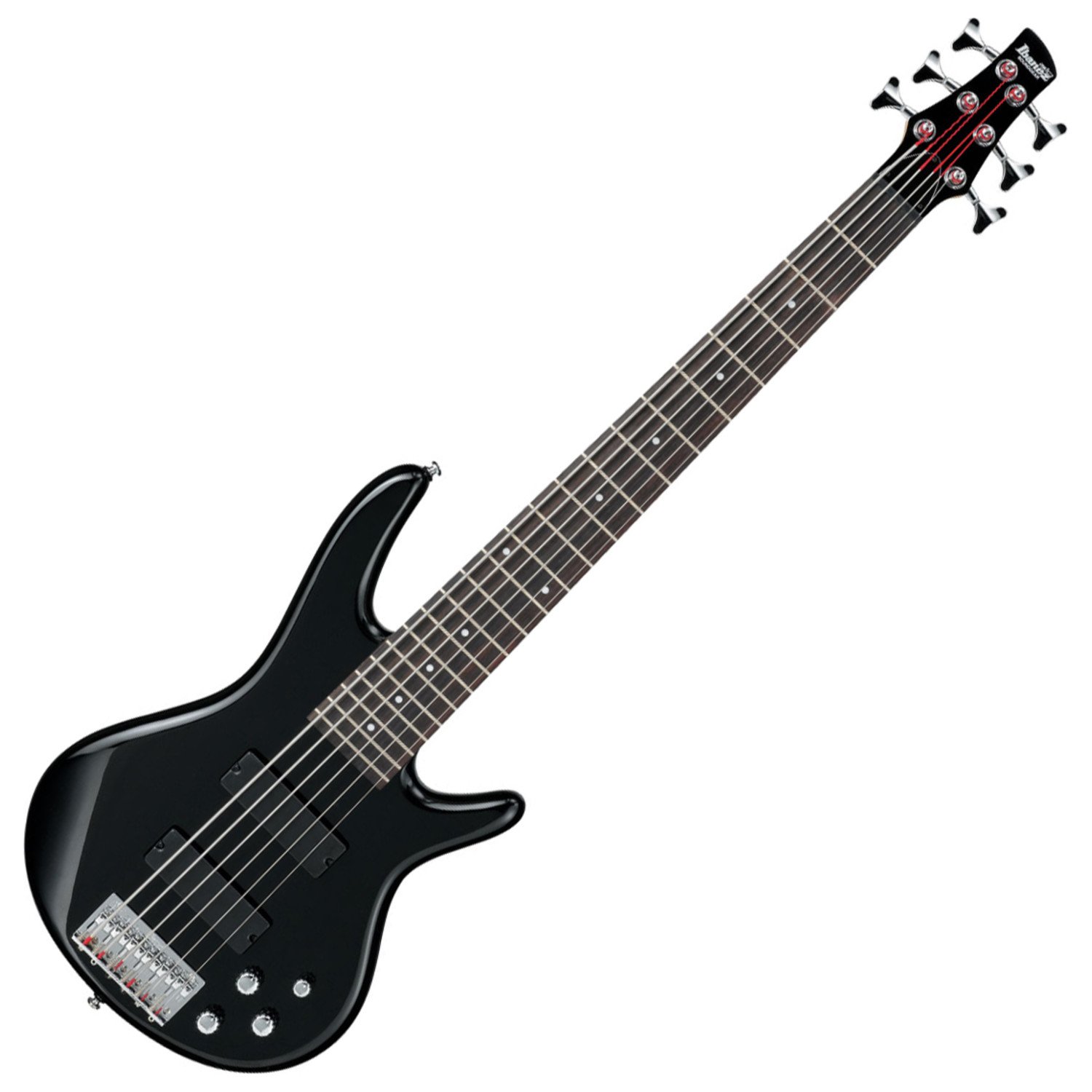 Ibanez, 6-String Bass Guitar, Right, Black (GSR206BK)