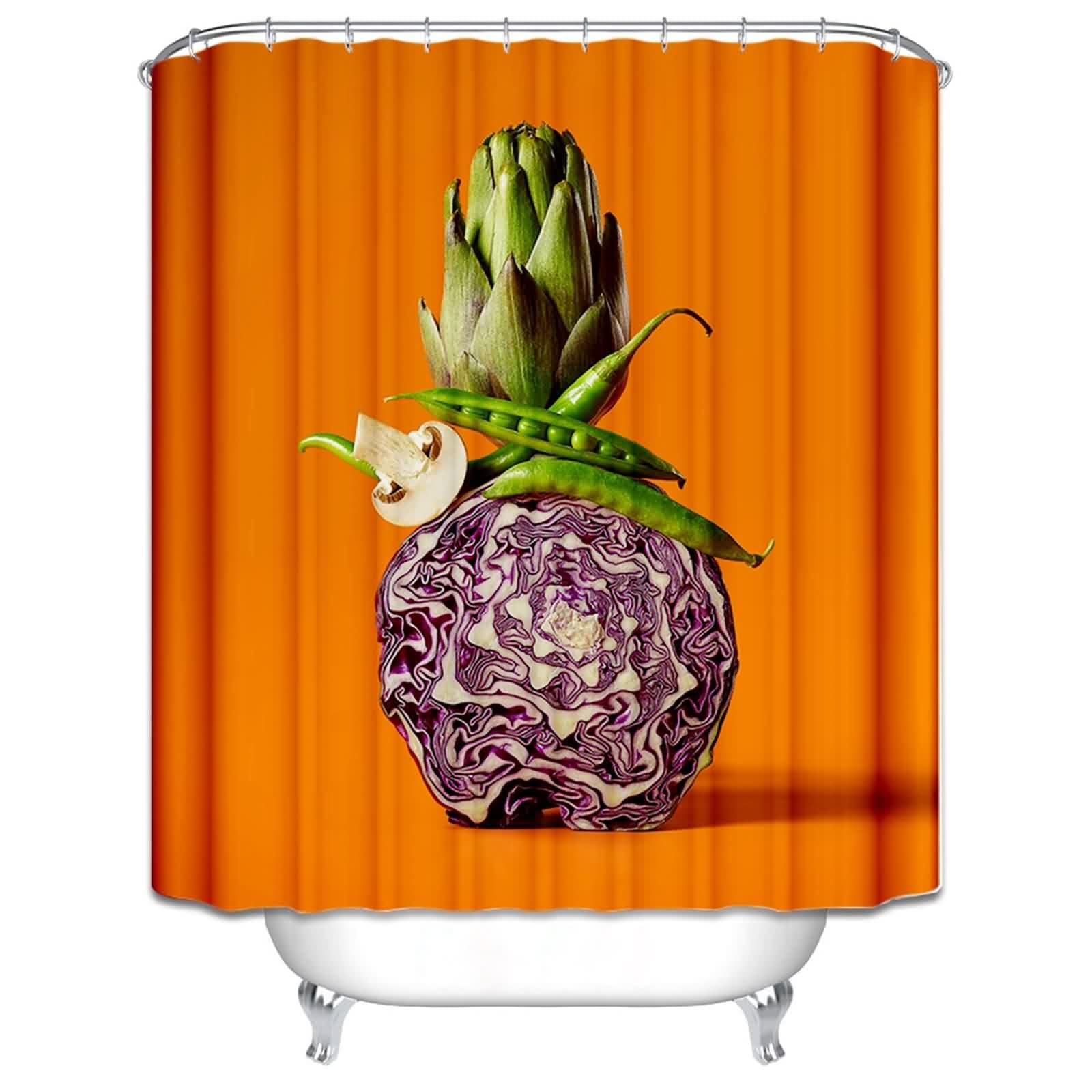 Rideau douche anti moisissure pour douche italienne et baignoire familiale