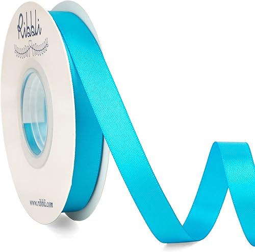 Miniatura 6 de Ribbli Cinta de satén verde salvia, satén de doble cara de 1 pulgada x 25 yardas, uso para ramo de lazos, envoltura de regalos, decoración de boda,