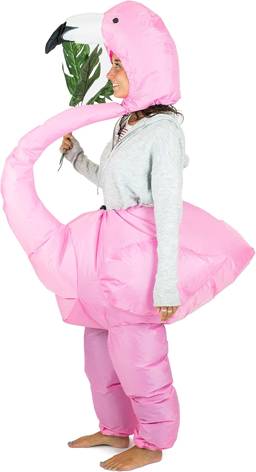 Bodysocks Pink Flamingo Safari Inflatable Costume for Adults (One Size)