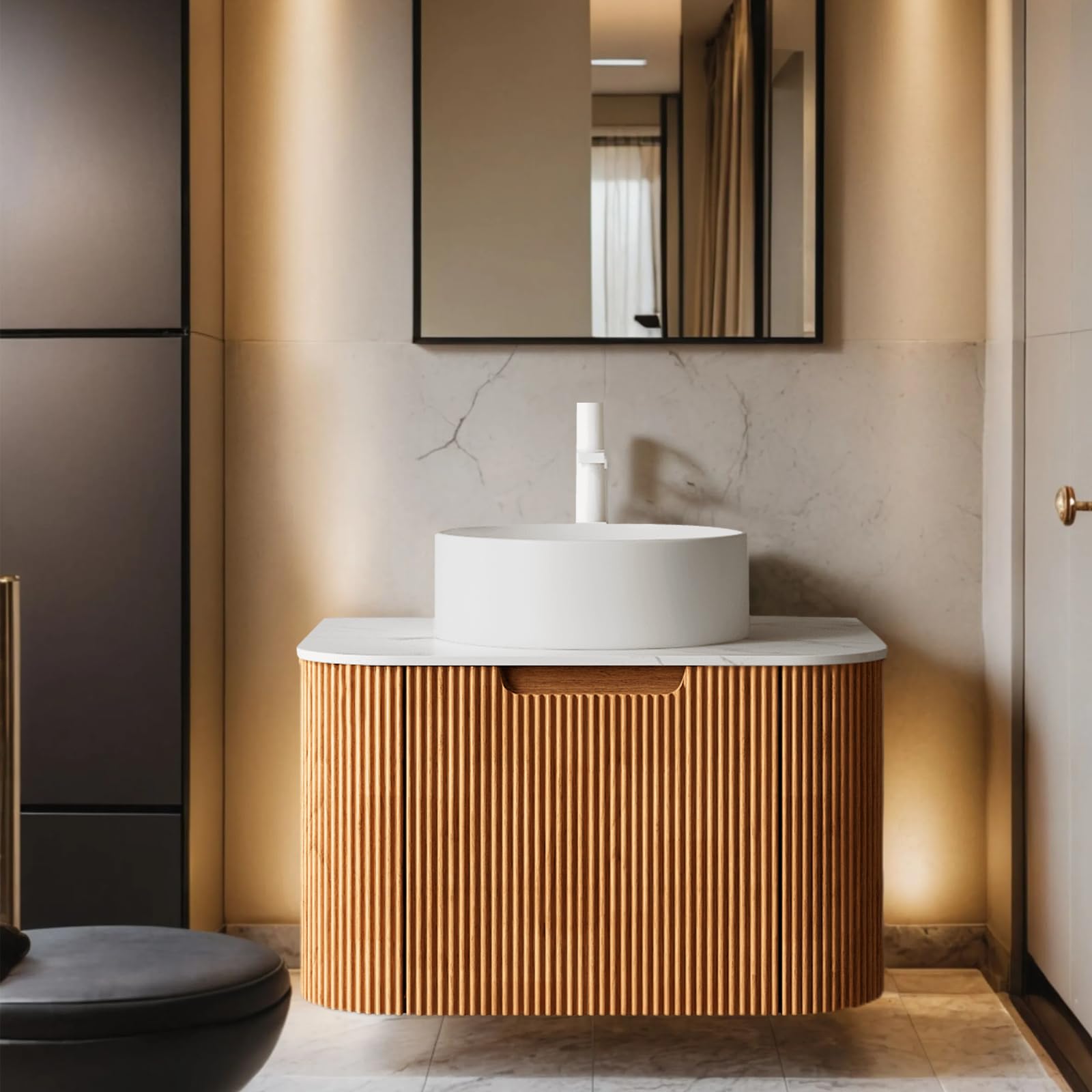 AmbroVania 24-Inch Modern Floating Bathroom Vanity