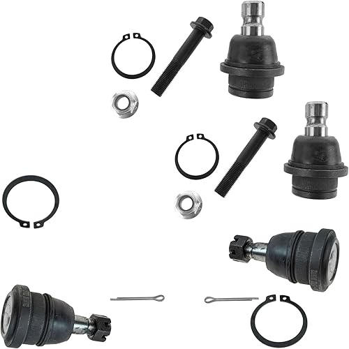 Miniatura 10 de TRQ Juego de rótulas delanteras compatibles con Chevrolet 72-93 Dodge 72-79 Ford GMC 72-80 International 72-91 Jeep 75-81 Plymouth