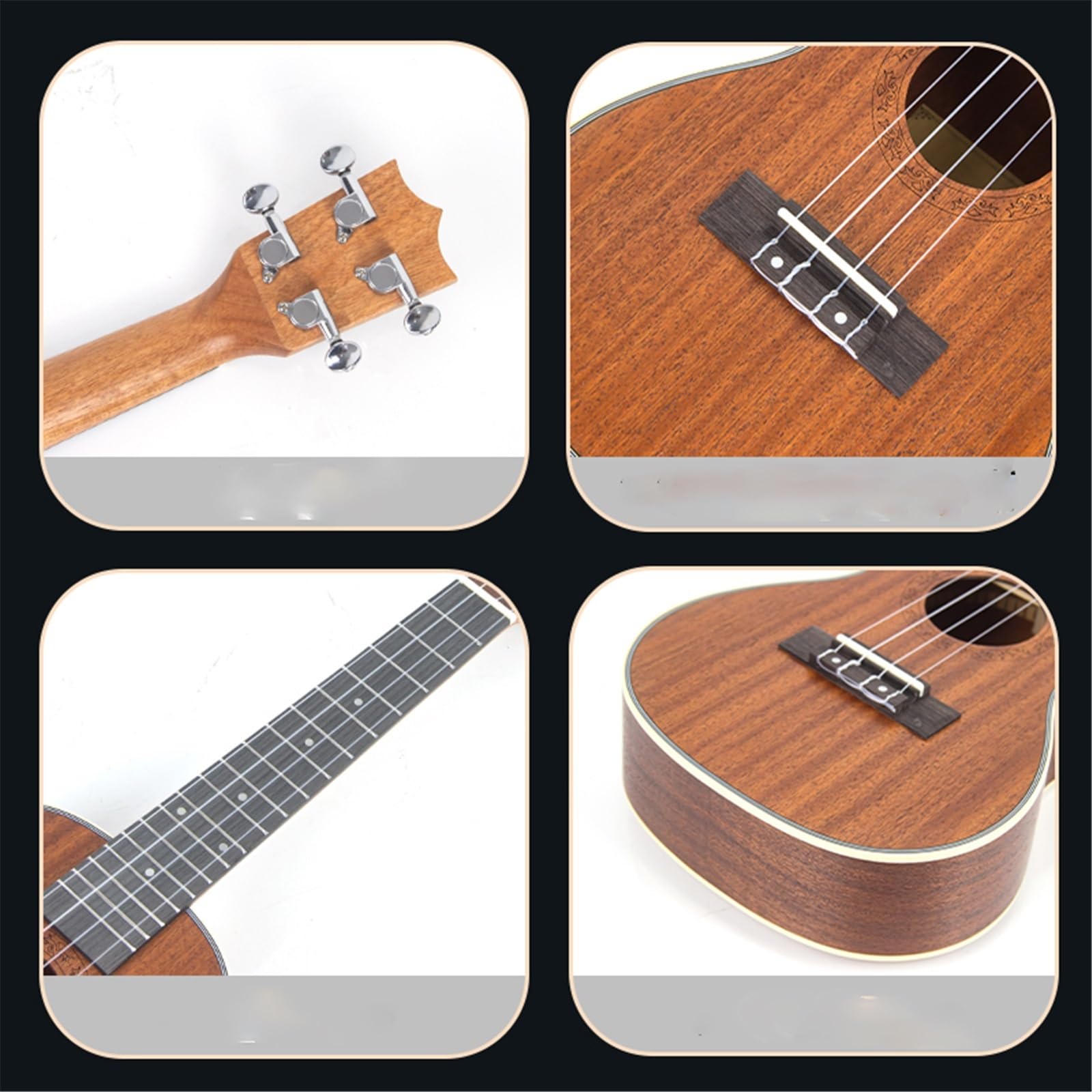 Ukelele Para Principiantes Guitarra Pequeña Profesional De Nivel Básico De 23 Pulgadas(Beginner 23)