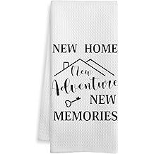 New Home Decor Kitchen Towels, Housewarming Gifts New Home Dish Tea Towel for Kitchen Decor, Homeowner Gifts Hand Towels for Bathroom, 16x24 Inch