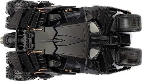 Miniatura 6 de Jada Toys DC Comics 2008 - Batimóvil con figura Batman, el caballero de la noche; escala 1:24, vehículo coleccionable de metal fundido