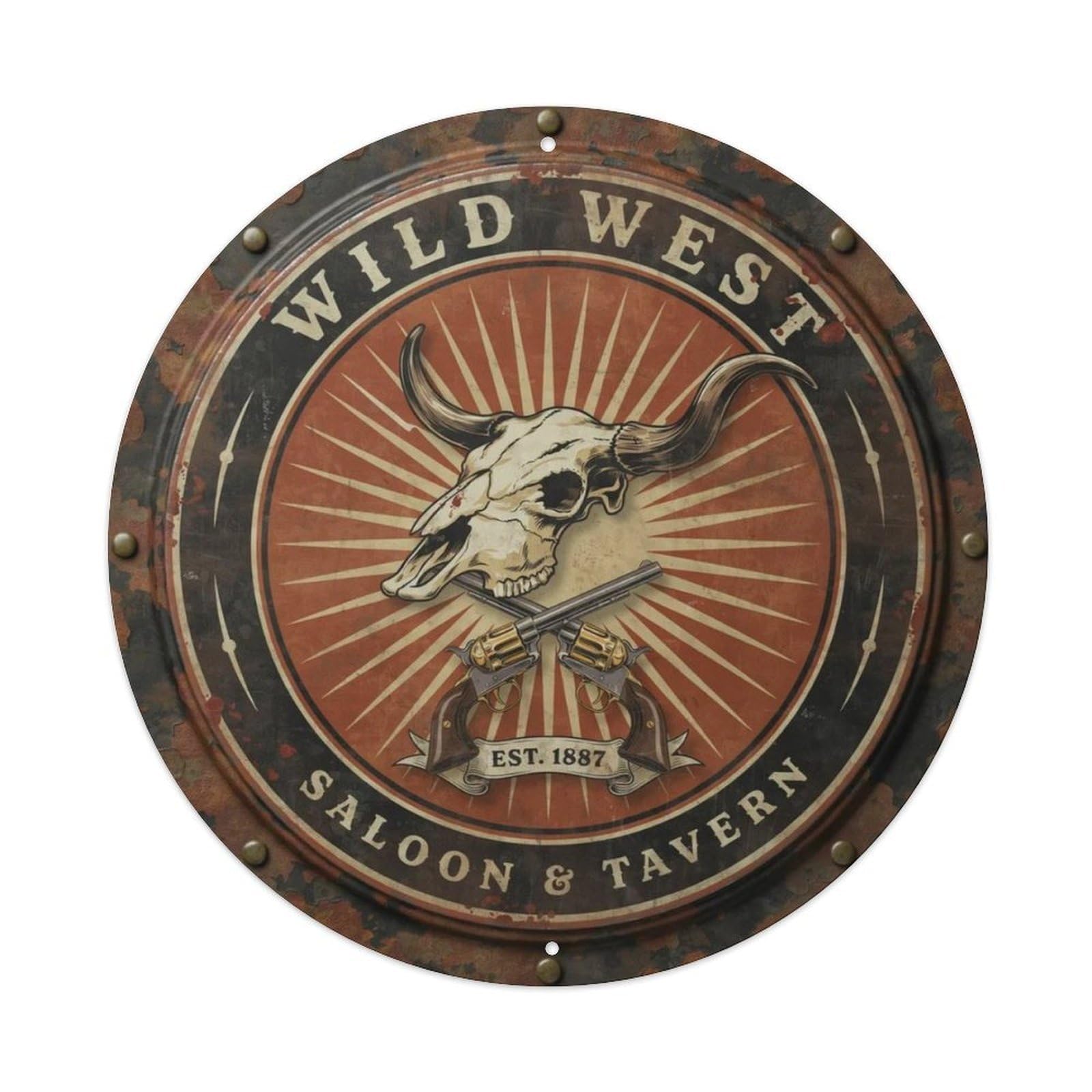 Vintage-Wild-Spirit-Plaque Metal Tin Sign Plaque