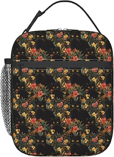 Miniatura 27 de Lonchera de mariposa para mujeres, niños y niñas, lonchera aislada, lonchera para adultos, bolsas de almuerzo reutilizables para el trabajo,