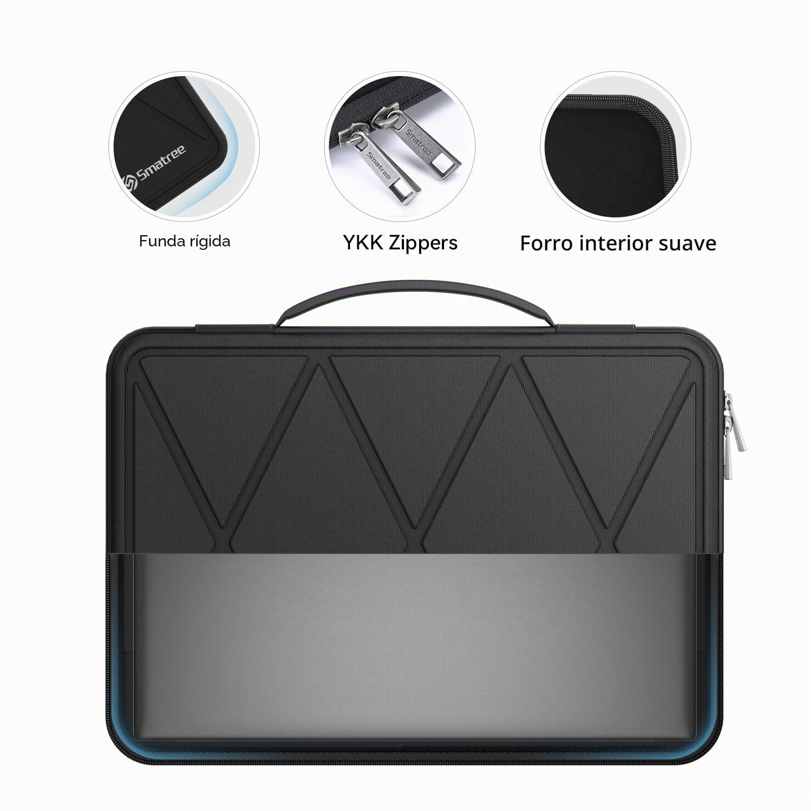 Smatree Funda Protectora rígida de EVA Compatible con Laptop Samsung Galaxy Book3 Pro/Galaxy Book4 Pro, Book3 Ultra/Book4 Ultra 360 (X8283)