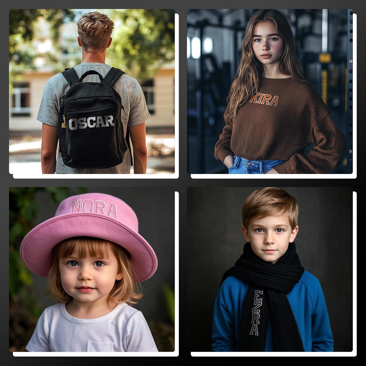 GYGYL 104 Pieces Iron on Letter Patches, Embroidered A-Z Letter Patches for Clothes, Dress, Hat, Socks, Jeans, DIY Accessories-2 Inch White - Image 5