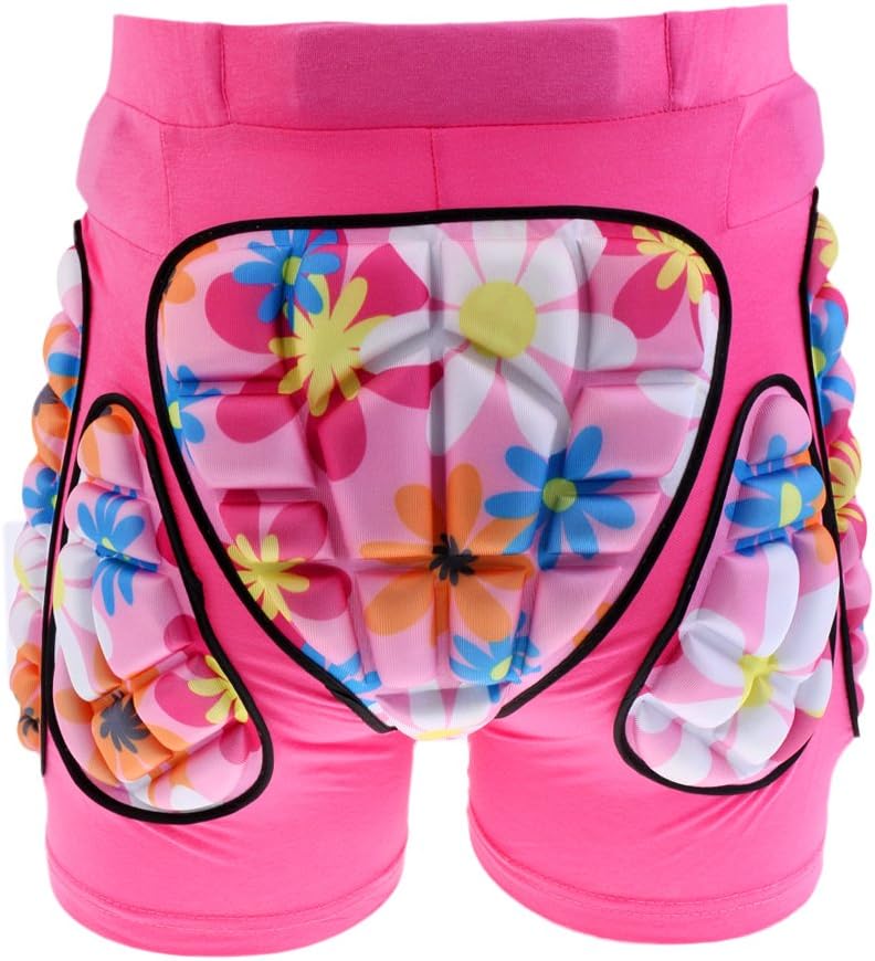 MonkeyJack Kids Children Hip Pad Protector Guard Ski Roller Skating Snow Board Cycling Padded Shorts