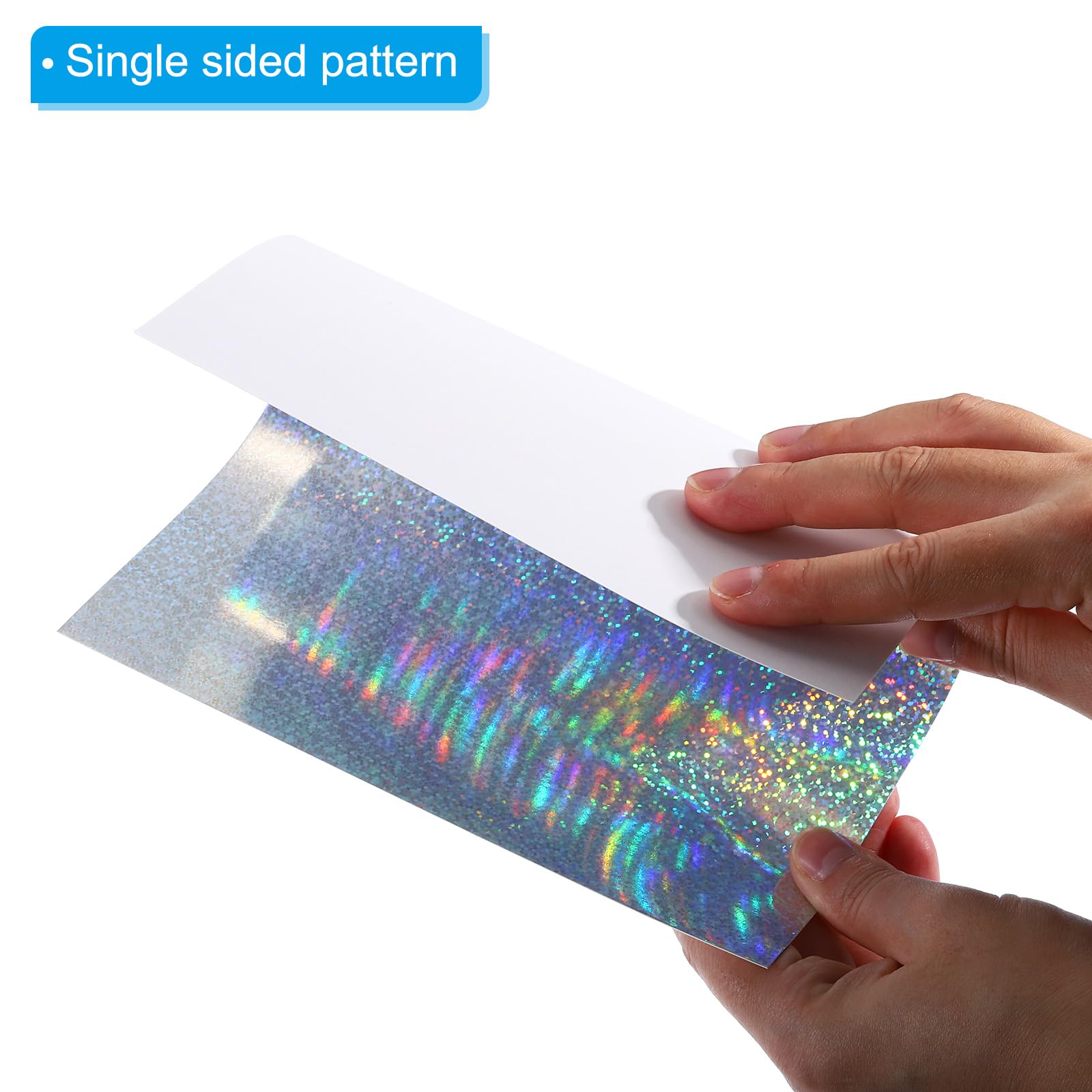 PATIKIL 60 unidades 12"x12" Cartulina Holográfica para Scrapbook 4 Colores