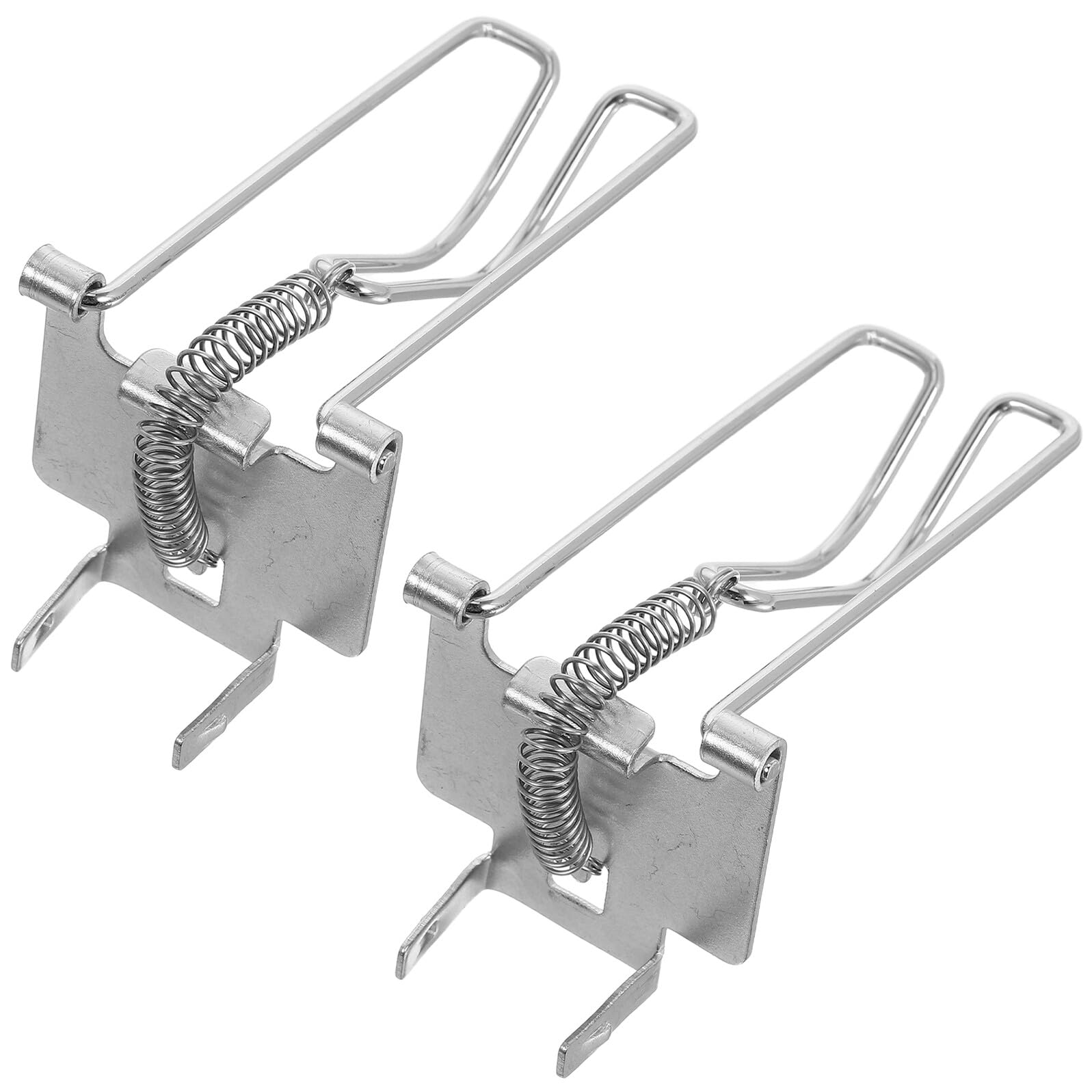 PRETYZOOM Clip Metálico para Billetes Caja Registradora, 2 Piezas, Resistente, Accesorio para Bandeja Tiendas y Pequeñas Empresas
