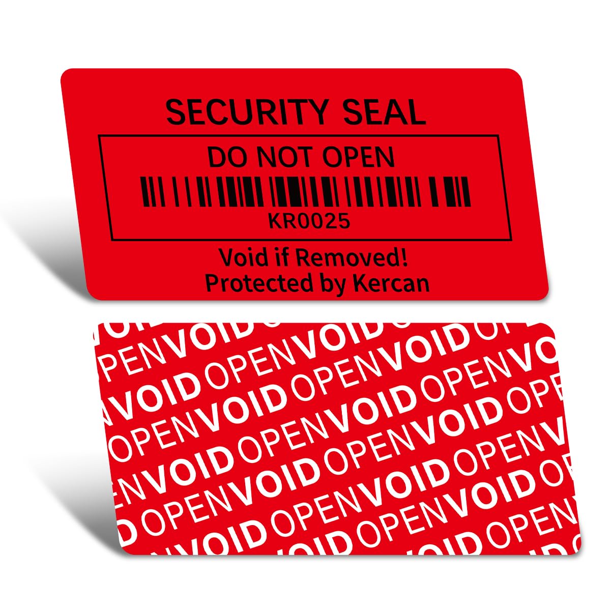 320 PCS Tamper Evident Seals 40x20mm Tamper Tape Tamper Proof Stickers Total Transfer Tamper Tamper Evident Tape Security Tape (Red)