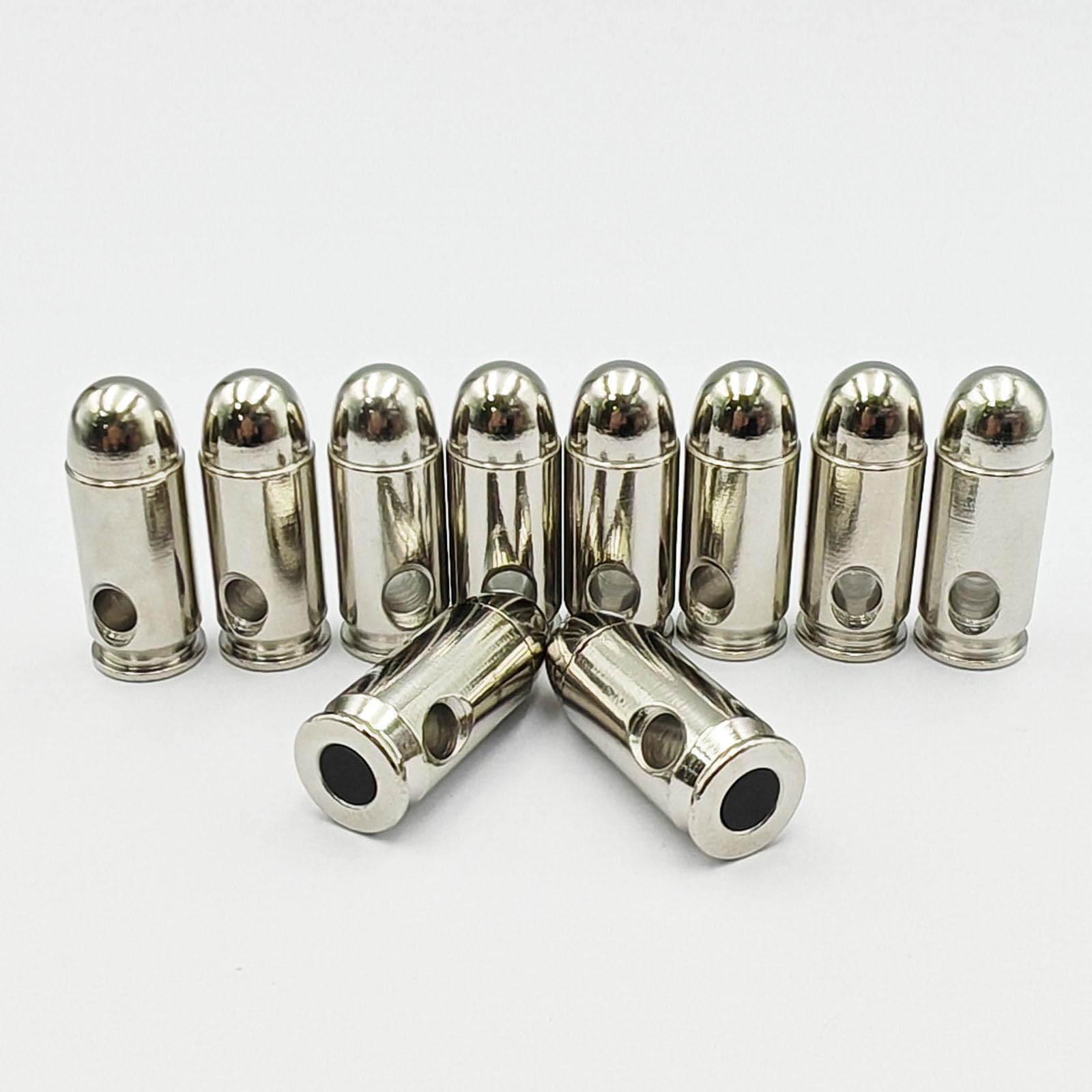 Bayattoo Steel Safety Practice Rounds Action Trainer Dummy Round Dry Fire Training Snap Cap