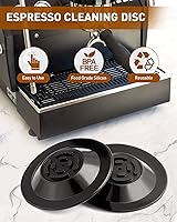 Vista 3 de SONGTIY 2 discos de limpieza de espresso, disco de silicona de 2.126 in para máquinas de café espresso Breville, accesorios Breville compatibles