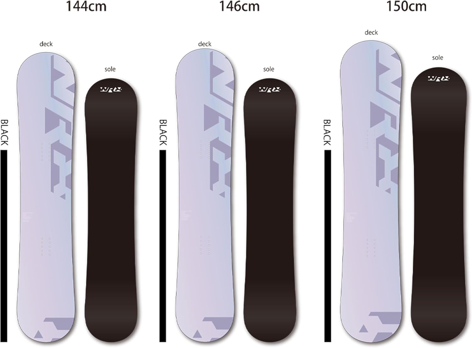 WAX board MK-W 153cm ブラック WRX MK-W 153 まさ様専用 24-25 WRX SB(ダブルアールエックス) / Mk-W