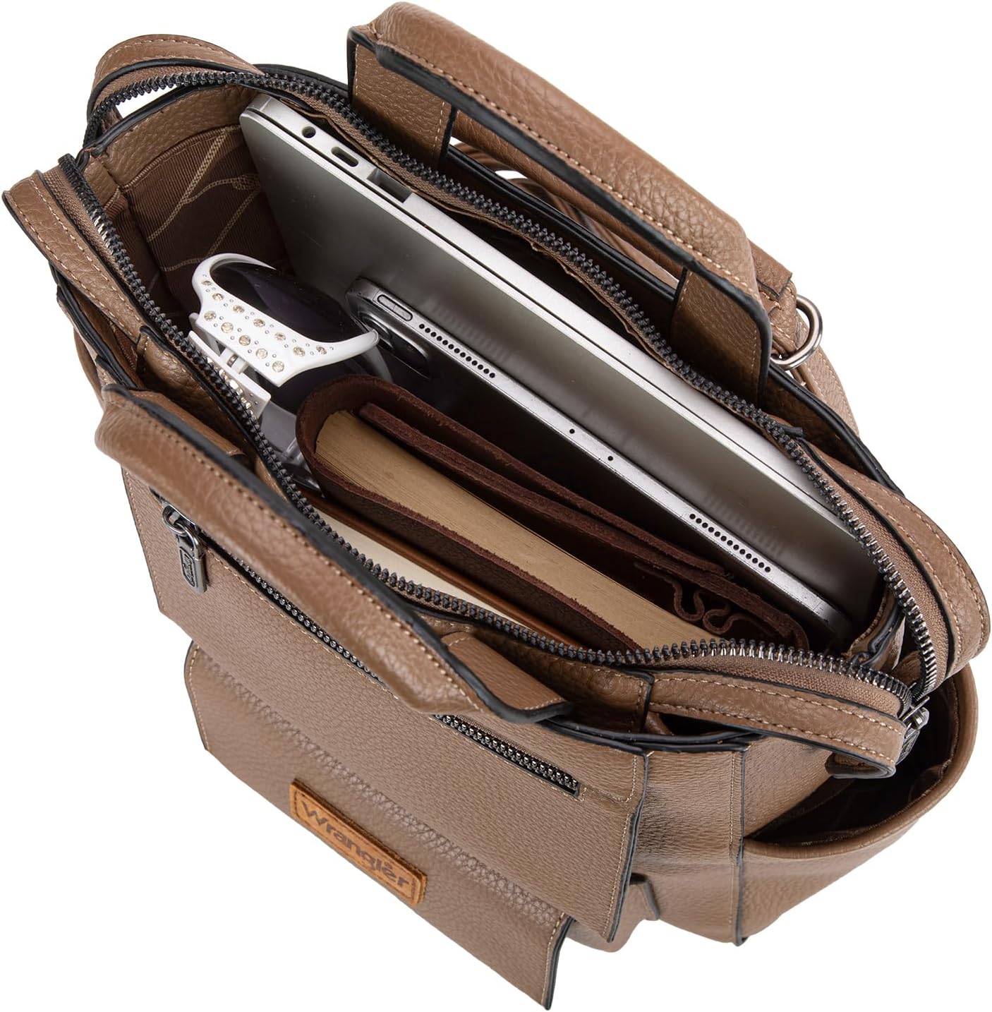 Montana West Wrangler Backpack Purse for Women Vegan Leather Fashion Anti Theft Convertible Backpack with Adjustable Strap - Image 6